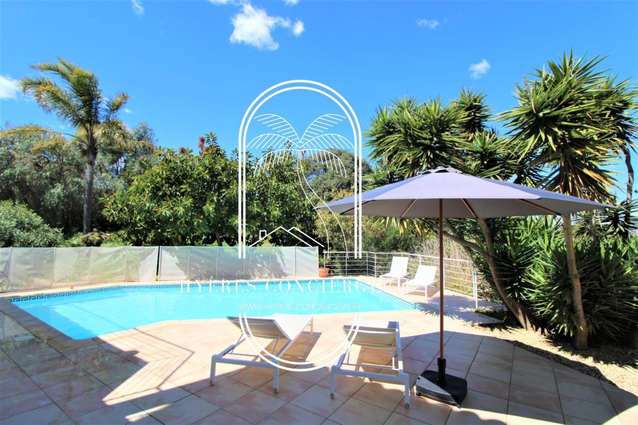 Villa L'Arbanaise Vue Mer Piscine Presqu'Ile Giens By Hc Hyères Esterno foto